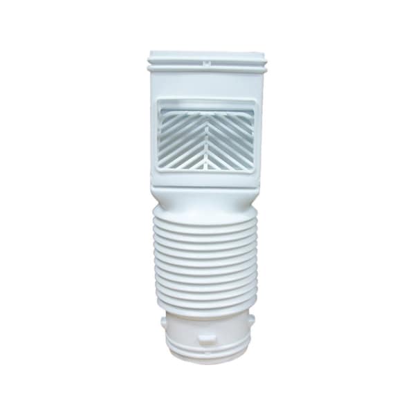Amerimax Home Products Amerimax FlexGrate 4.625 in. W X 4.625 in. L White Vinyl Downspout Filter 1 pk 4490 - main
